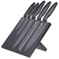 Набор ножей на магнитной подставке MasterClass Agudo, Kitchen Craft