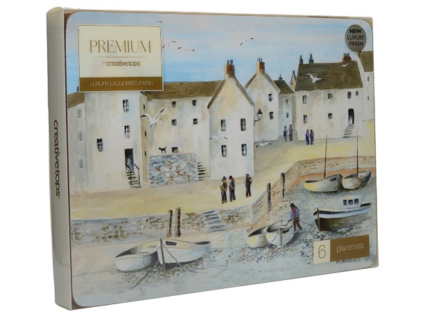 Набор 6 подставок "CORNISH HARBOUR", 22.8х30 см. CREATIVE TOPS