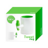 Кружка Tweet, 300 мл. зеленая Balvi