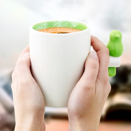 Кружка Tweet, 300 мл. зеленая Balvi