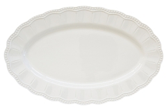 Блюдо овальное Elite, белое, 36х23 см. Easy Life