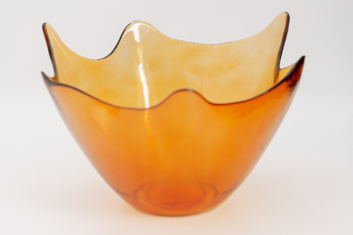 Ваза Feston, янтарная, 30 см. SAN MIGUEL