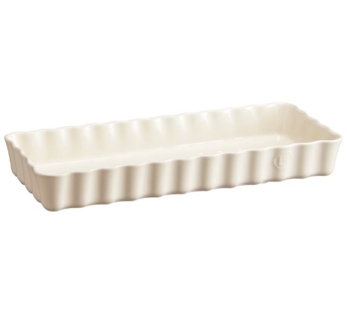 Форма для пирога прямоугольная, 15х36 см, (цвет: крем) Emile Henry