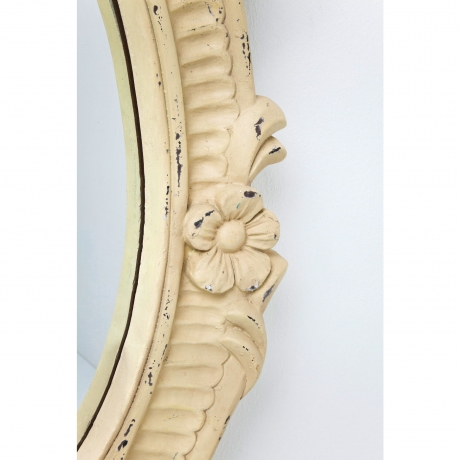 Зеркало Make Up, коллекция "Макияж" 60*141,5*7,8, Стекло, МДФ, Полирезин, Белый