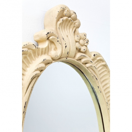 Зеркало Make Up, коллекция "Макияж" 60*141,5*7,8, Стекло, МДФ, Полирезин, Белый