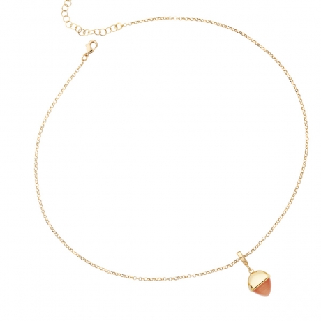 Колье с кулоном Caleida Brown XGR563DO BR/G