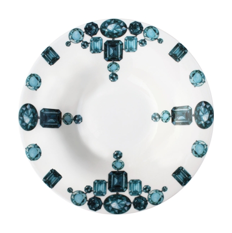 Тарелка суповая Sapphire, 22,5 см. FOREVER Taitu