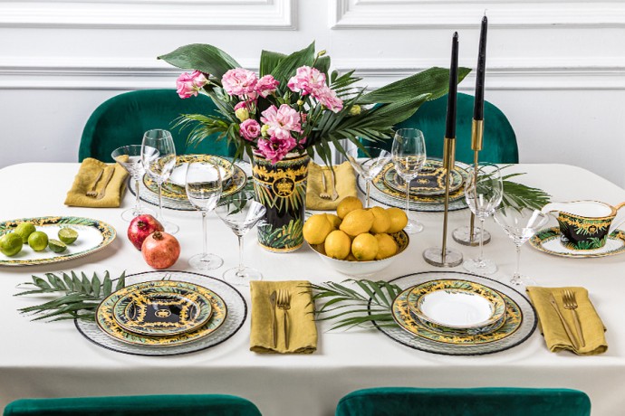 Набор столовых приборов Cosmos Gold, Face матовый, 6 персон, 24 предмета