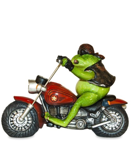 MN-241 Фигурка "Лягушка-байкер"