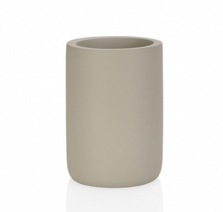 Стакан для зубных щеток матовый бежевый Andrea House