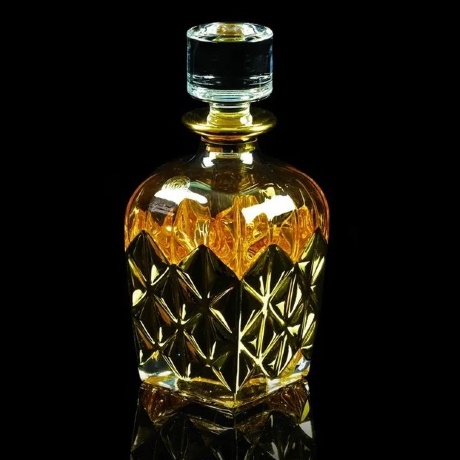 Графин, 1,2 л. H22 см. GOLDEN DREAM, хрусталь/золото 24К