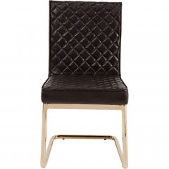 Стул консольный Beverly Hills, коллекция "Беверли-Хиллз" 46*91*56, Искусственная кожа, Сталь, Фанера, Пена полиэстер, Черный