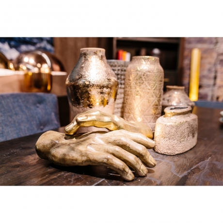 Предмет декоративный Mano, коллекция "Мано" 23*35*12, Полирезин, Серый