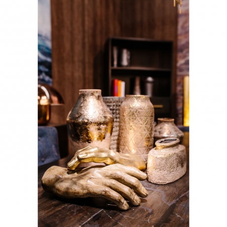 Предмет декоративный Mano, коллекция "Мано" 23*35*12, Полирезин, Серый