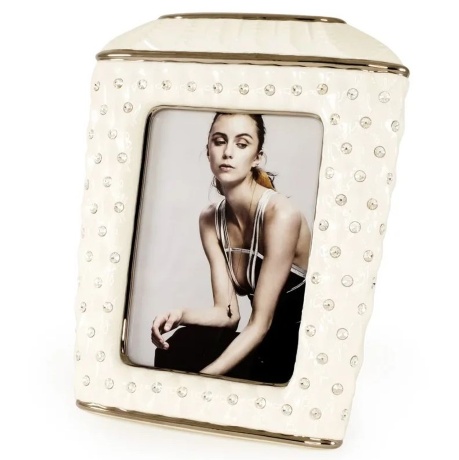 Рамка для фотографий, 30х36 см. SIDNEY, керамика, swarovski