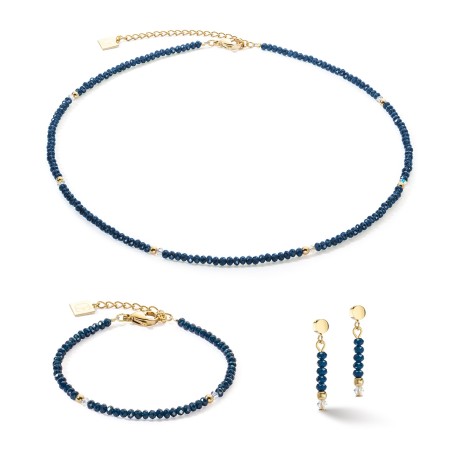 Колье Dark Blue Coeur de Lion