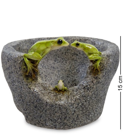 ED-421 Ваза-кашпо "Пара лягушек"