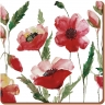 Набор из 6 подставок, 10х10 см. Watercolour Poppy Kitchen Craft
