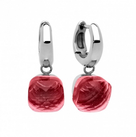 Серьги Firenze padparadscha 300096 R/S Qudo