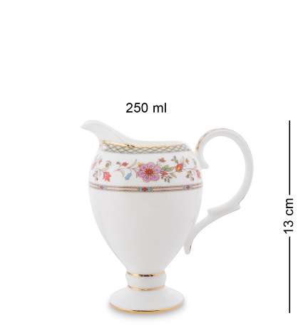 JK-210 Чайный сервиз 15 пр. на 6 перс. "Милано-Мариттима" (Milano Marittima Pavone)