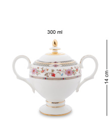 JK-210 Чайный сервиз 15 пр. на 6 перс. "Милано-Мариттима" (Milano Marittima Pavone)