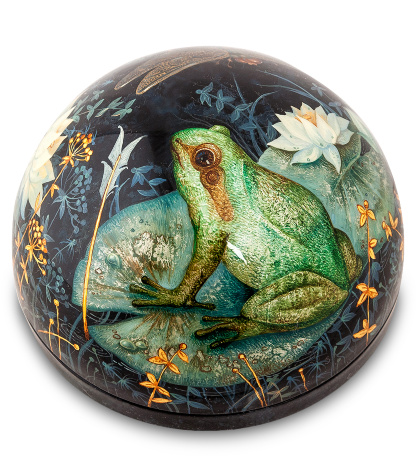 ШК-65/ 1 Шкатулка "Лягушка удачи" исп. Качалкина