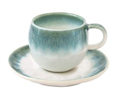 Чашка с блюдцем Nuances, голубая, 0,12 л. Easy Life