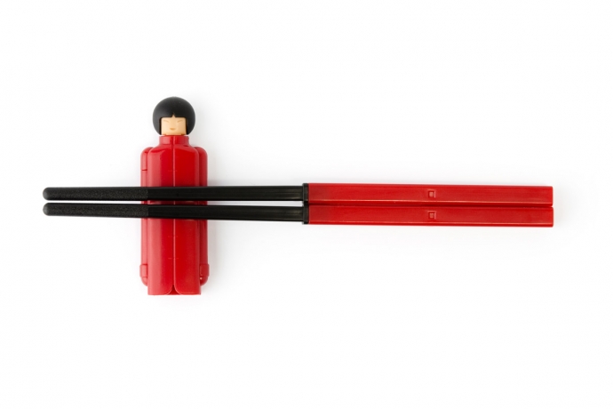 Палочки для суши Mr.Lee, красные, Qualy