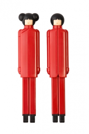 Палочки для суши Mr.Lee, красные, Qualy