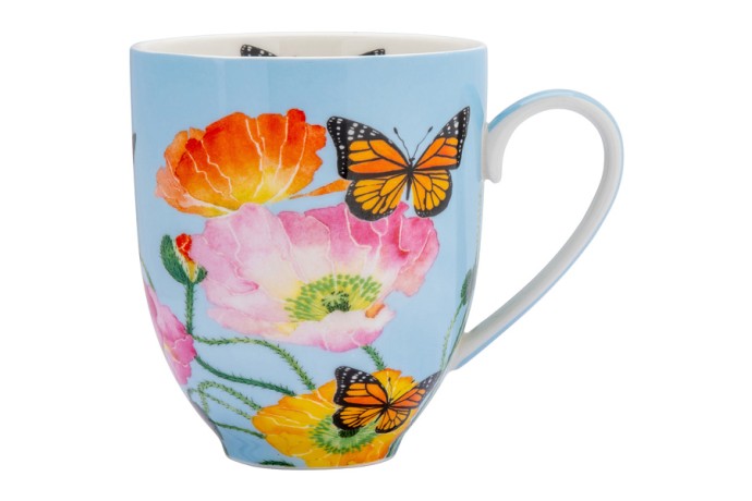 Кружка с подставкой Маки, 0,4 л. Maxwell & Williams