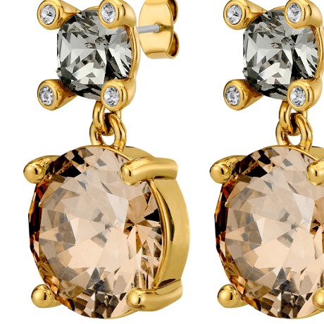 Серьги NICOLA SG GREY/GOLDEN