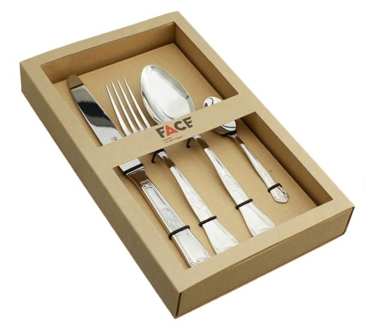 Набор столовых приборов, 4 шт. QUEEN Face