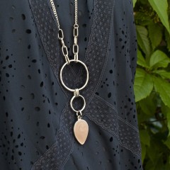 Колье ROSE QUARTZ