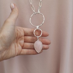 Колье ROSE QUARTZ