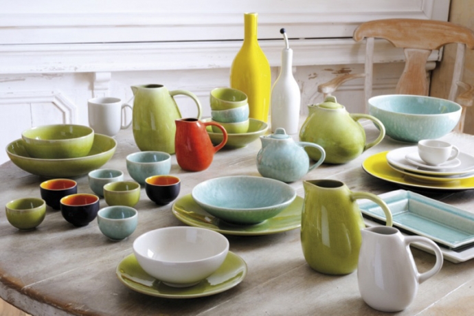 Салатник, 23 см. цвет белый, TOURRON Jars