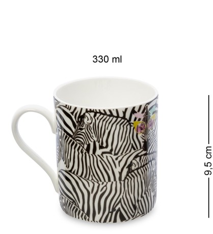 JK-262 Кружка "Зебра" (Fasano Pavone)