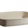 Форма для запекания, лазаньи Emile Henry прямоугольная, 42x27 см, крем