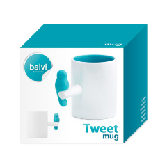 Кружка Tweet, 300 мл. синяя Balvi