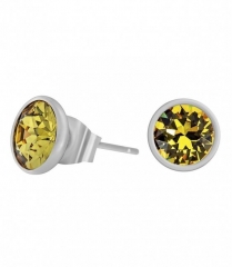 Пусеты Light Topaz SWE297 LT S Fiore Luna