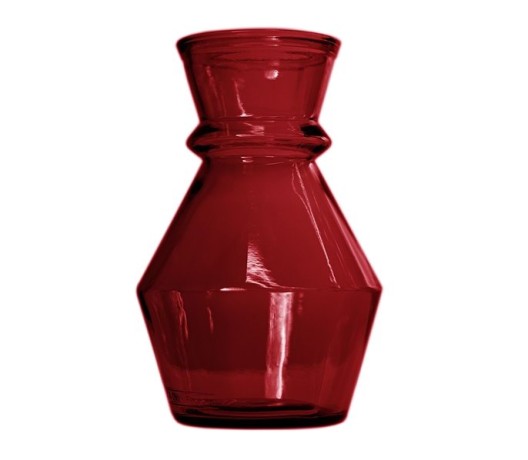 Ваза Merida, рубиновая, 25 см. SAN MIGUEL