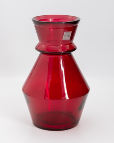 Ваза Merida, рубиновая, 25 см. SAN MIGUEL