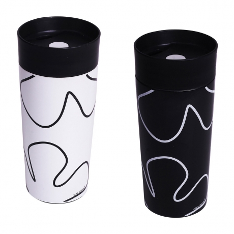 Термокружка для путешествий Click n' Sip™ черная вакуумная
