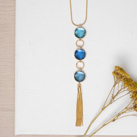 Колье Кольца BXL4834.20 BL/G Shadore