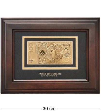 HB-129 Панно "Банкнота 100 Zlt (злотых) Польша"
