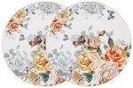 Набор обеденных тарелок Розамунда, белый, 26,5 см. 2 шт. Primavera