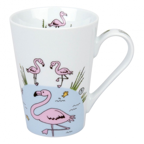 Кружка, 400 мл. "Фламинго" Koenitz