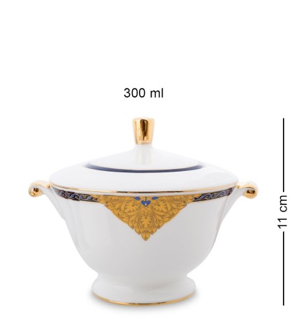 JK-195 Чайный сервиз 15 пр. на 6 перс. "Золотой Палермо" (Gold Palermo Pavone)