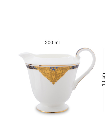 JK-195 Чайный сервиз 15 пр. на 6 перс. "Золотой Палермо" (Gold Palermo Pavone)