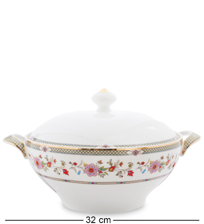 JK-211 Столовый сервиз 27 пр. на 6 перс. "Милано-Мариттима" (Milano Marittima Pavone)