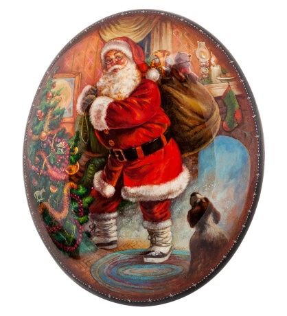 ШК-65/ 2 Шкатулка "Помощники Санты" исп. Данченко